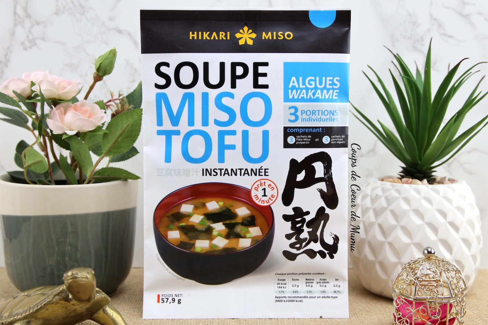 Soupe Miso Tofu Algues Wakame HIKARI MISO