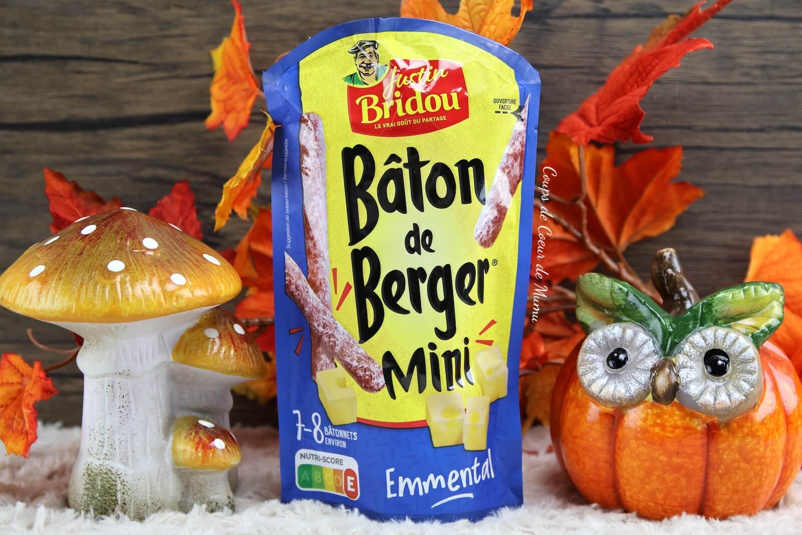 Minis bâtons de berger emmental Justin Bridou