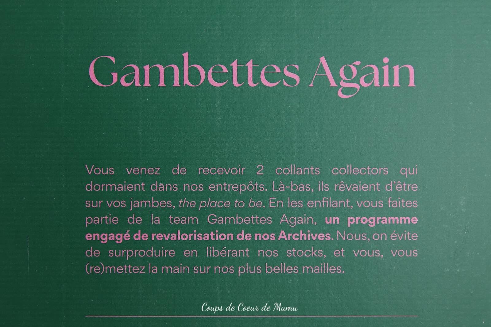 La Gambettes Box de Novembre 2024