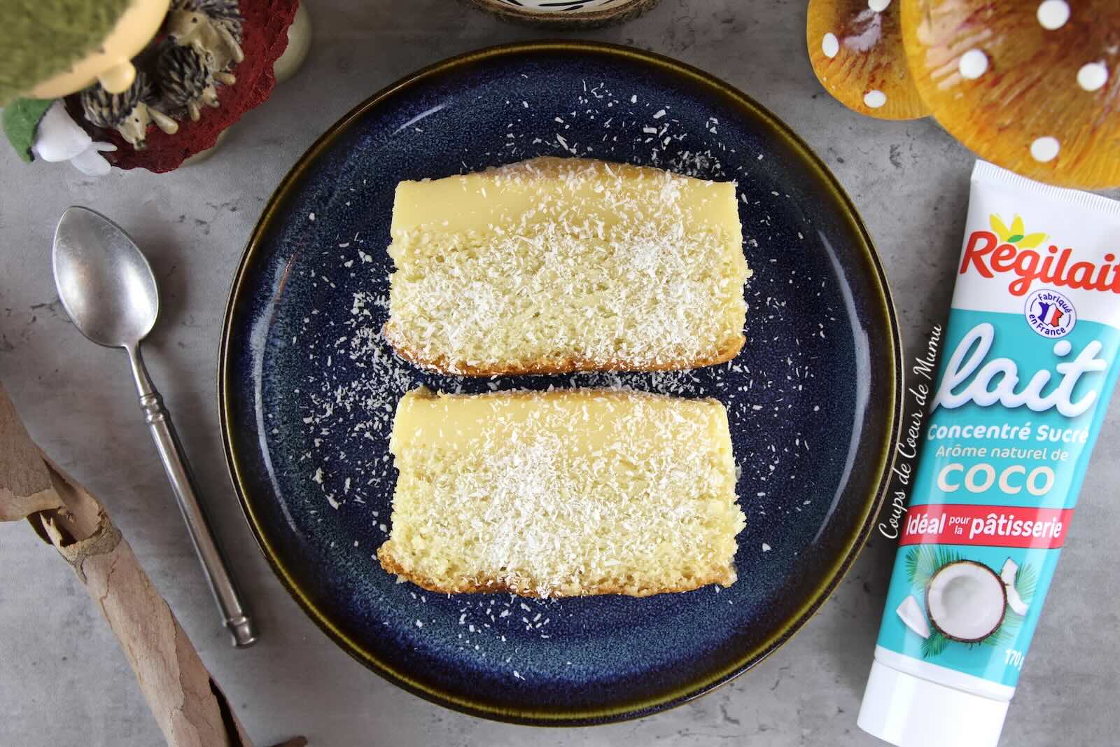 flan coco avec lait concentré sucré Régilait