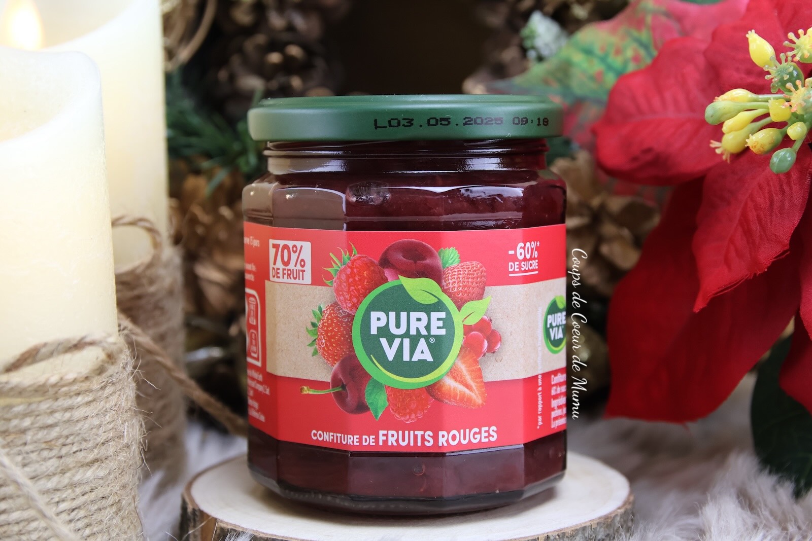 confiture fruits rouges Pure Via