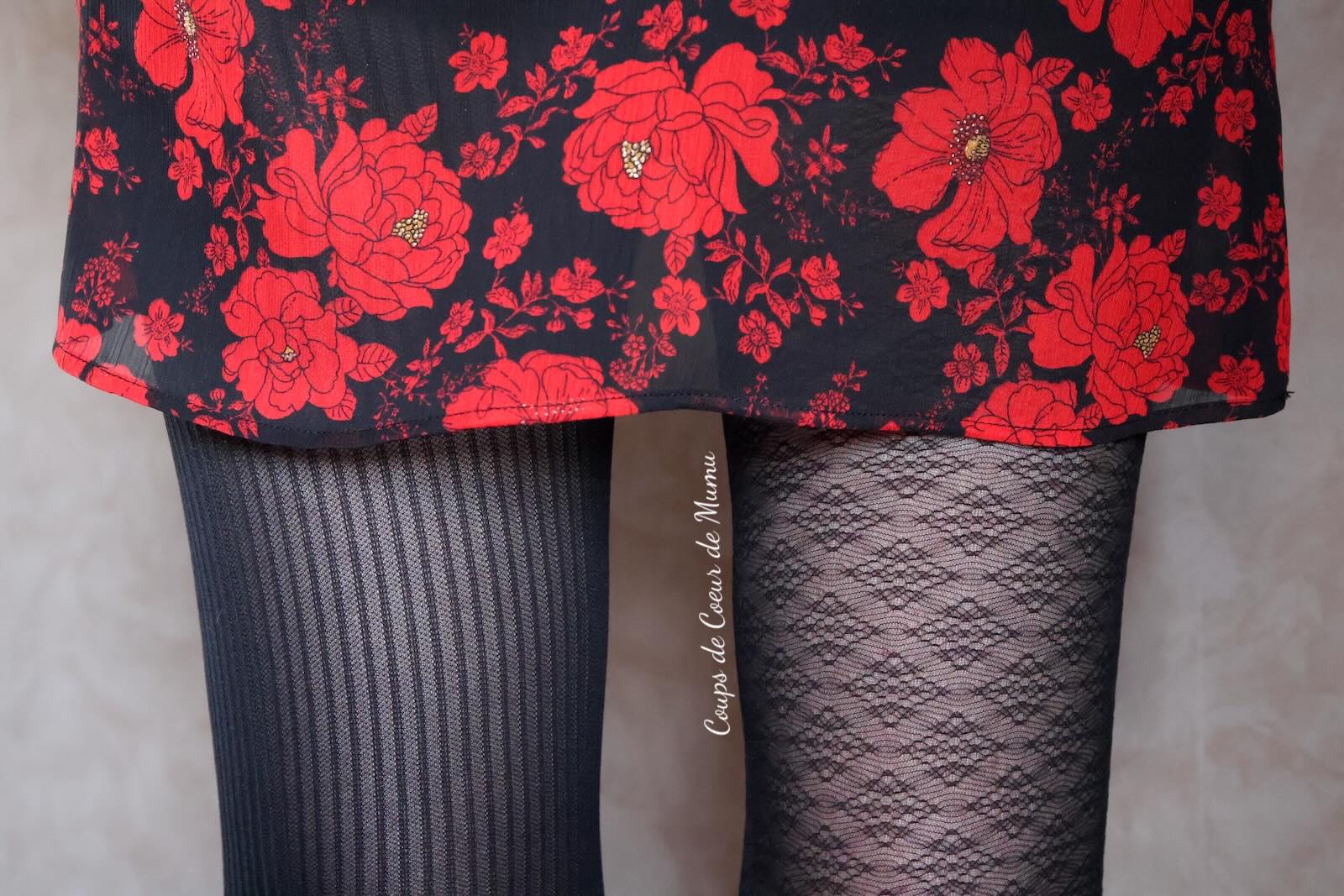 Collants noirs hiver Gambettes Box Février 2025